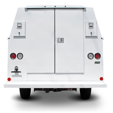 Sturdy Swing-Out Rear Doors