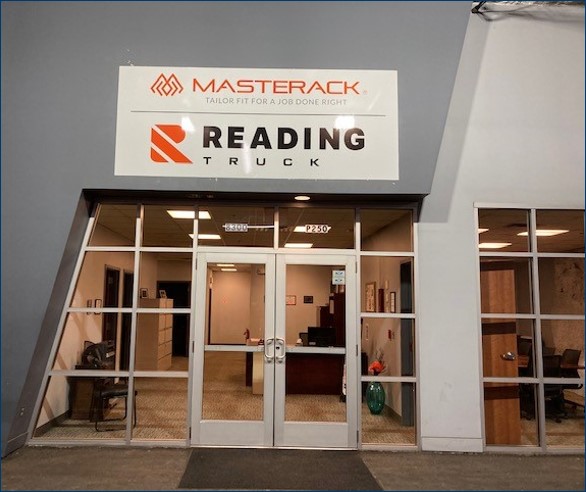 The storefront location of the Reading Truck Center located in Kansas City, Missouri.
