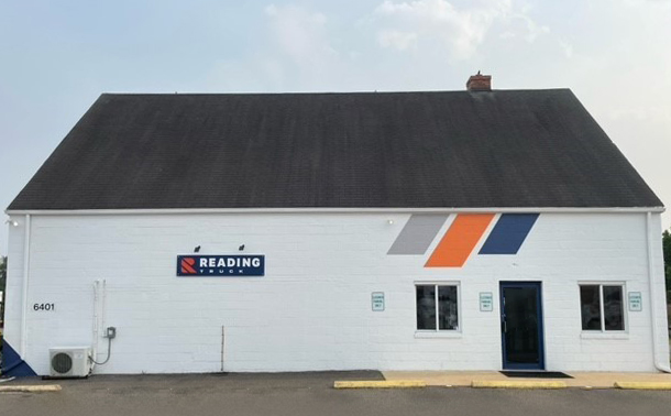 The storefront of the Reading Truck Center located in Clinton, Maryland.
