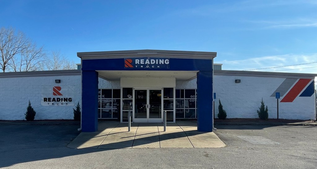 The storefront location of the Reading Truck Center located in Nashville, Tennessee.
